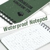 SHILIPAIJC 6pcs Waterproof Notebook with 2 Pens, Small Pocket Notepad