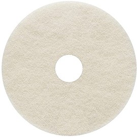 Genuine Joe Floor Pads, F/Burnishing, 17", 5/Ct, Beige (GJO18400)