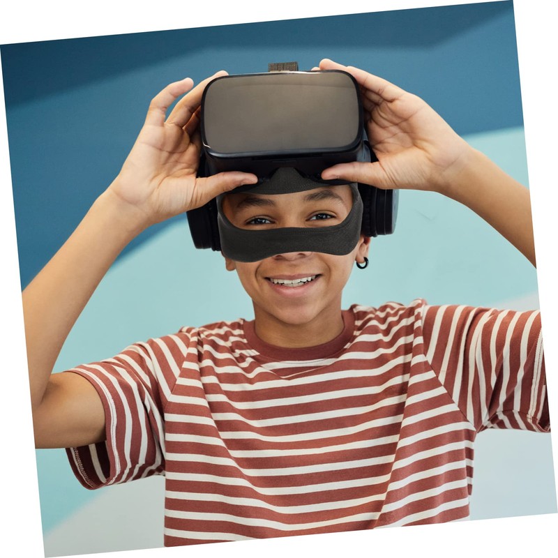 GRIRIW Adjustable Vr Eye Mask Cover Washable Quick-Drying Sweat-Resistant Padding