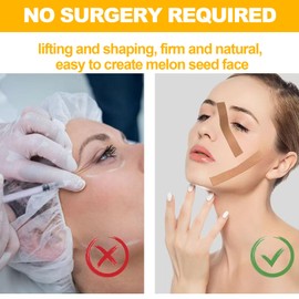 Facial Myofascial Lift Tape – Anti-Wrinkle Patches for Firming and Tightening Skin, Unisex Face and Neck Lift Tape