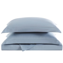 Truly Soft Everyday Duvet Cover and Shams Mini Set Light Blue Twin XL