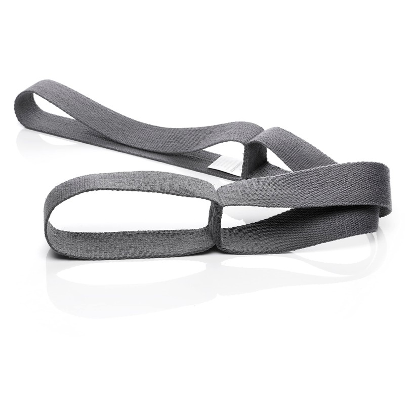 BODYMATE Stretch Yoga Strap with 3 Loops - Fixed Length