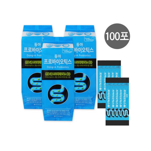 Donga Probiotics Mixed Lactobacillus 100 packets / 동아 프로바이오틱스 혼합유산균