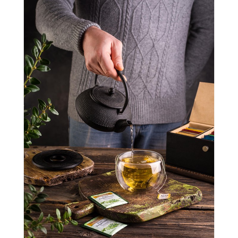 Tea Box Variety - Herbal and Decaf Assortment, Kosher, Non