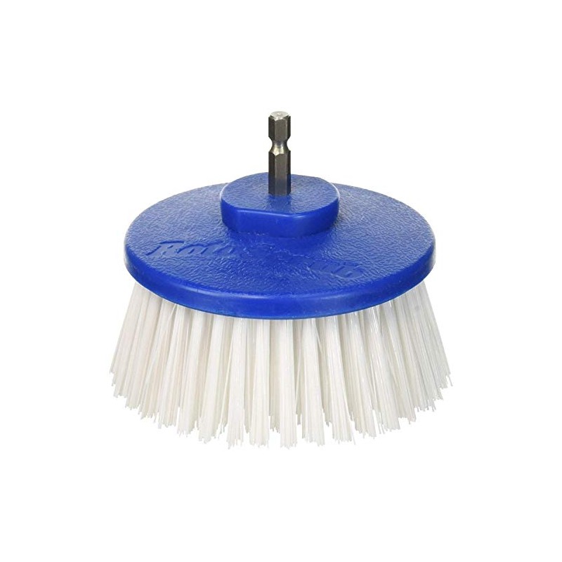 RotoScrub Multi-Purpose Drill Brush Attachment, Showers, Tubs, Carpet, Tile, Grout,