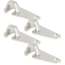 SOTECH Set of 4 De Luxe Table Top Connectors 53.5 mm for Side Tables and Table Inserts, Metal Closing Hooks for Screwing Under the Table Top, Accessories for Extending Table Fitting