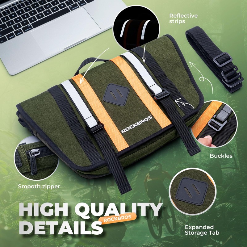 ROCKBROS Handlebar Bag Bicycle Front Bag Bicycle Bag Front Bag