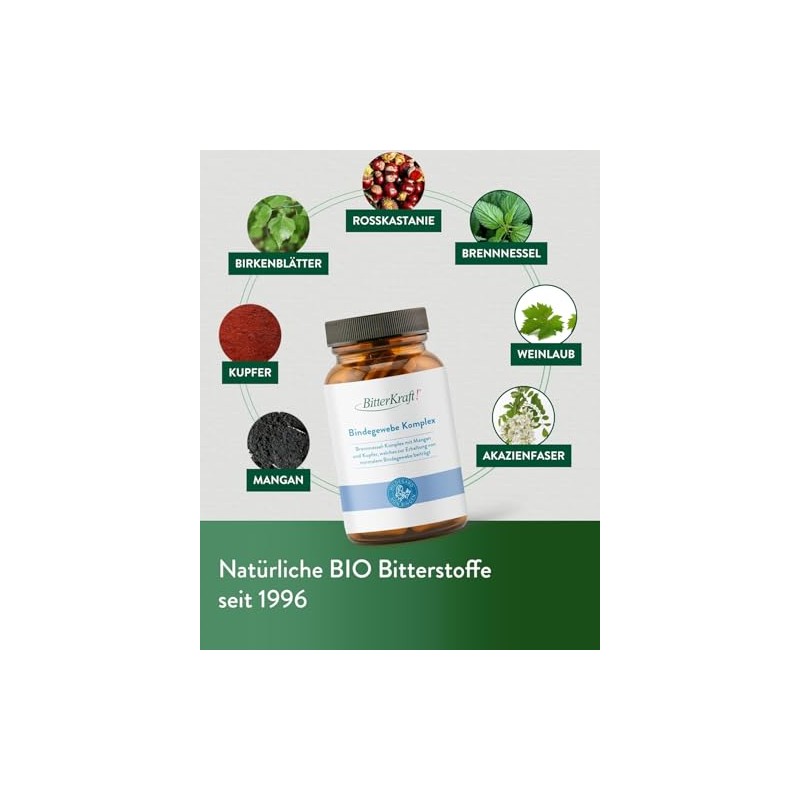 BitterKraft! Connective Tissue Complex - 90 Capsules - Nettle Complex