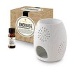 Amphora Aromatics Energise Aromatherapy Kit - with Style 2 traditional burner