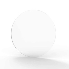 KastLite Frosted Acrylic Disc | Plexiglass Circle with Custom Thickness and Diameter | Selection: 0.125" Thickness with 8" Diameter
