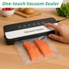 Vakuumierer, 6-in-1 Vakuumierer Lebensmittel Trocken-/Nassmodus, Lebensmittelfolien-Versiegelungsgerät mit Vakuumbeutel