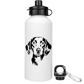Azeeda 600ml 'Dachshund Portrait' Reusable Water/Drinks Bottle (WT00082982)