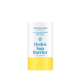 THE FACE SHOP Hydro Sun Barrier Moisturizer SPF 45, Daily Hydrating Facial Sunscreen & Moisturizer, for Oily Skin, Formulated with Calendula & Niacinamide, No White Cast, 1.69 Fl. Oz.