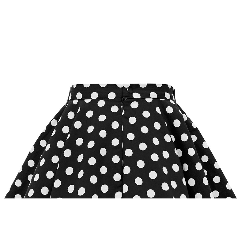 BlackButterfly Children's Vintage 1950s Girls Swing Circular Skirt - Full