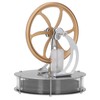 Low Temperature Stirling Engine Model DIY Interesting Stainless Steel Zinc