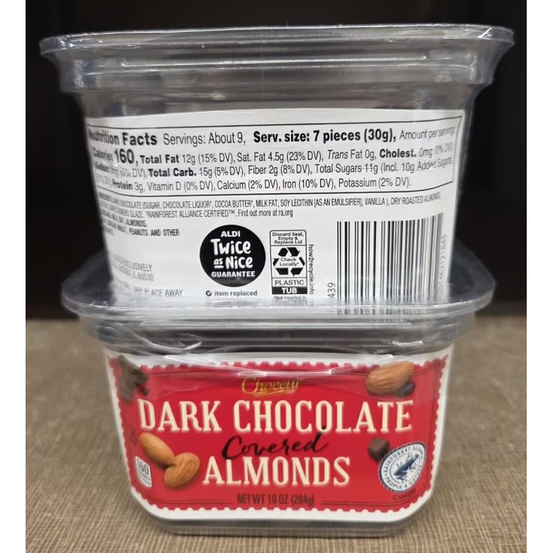 Choceur Dark Chocolate covered Almonds 12oz