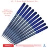 NATARAJ SuperFine Ballpoint Pens Triangular Grip Smooth Writing (10 x