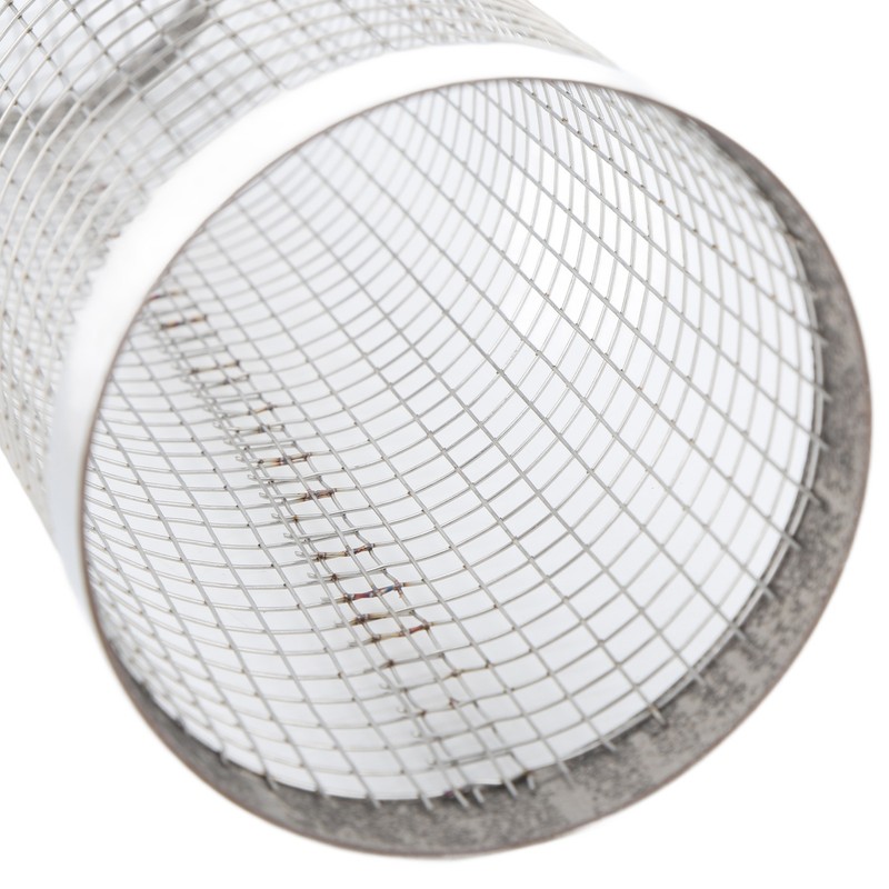 Barbecue Grilling Basket Cylinder Shaped Mesh Wire 304 Stainless Steel