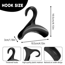 Regerly Handbag Hanger Hook Cupboard 16 Pieces Hooks for Bags Backpacks Bags Hanger Bag Hanger for Hanging Backpacks School Bag Scarf Belt and Tie