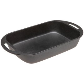 Old Mountain Pre Seasoned Rectangle Baking Pan, 8 3/4 Inch x 16 Inch