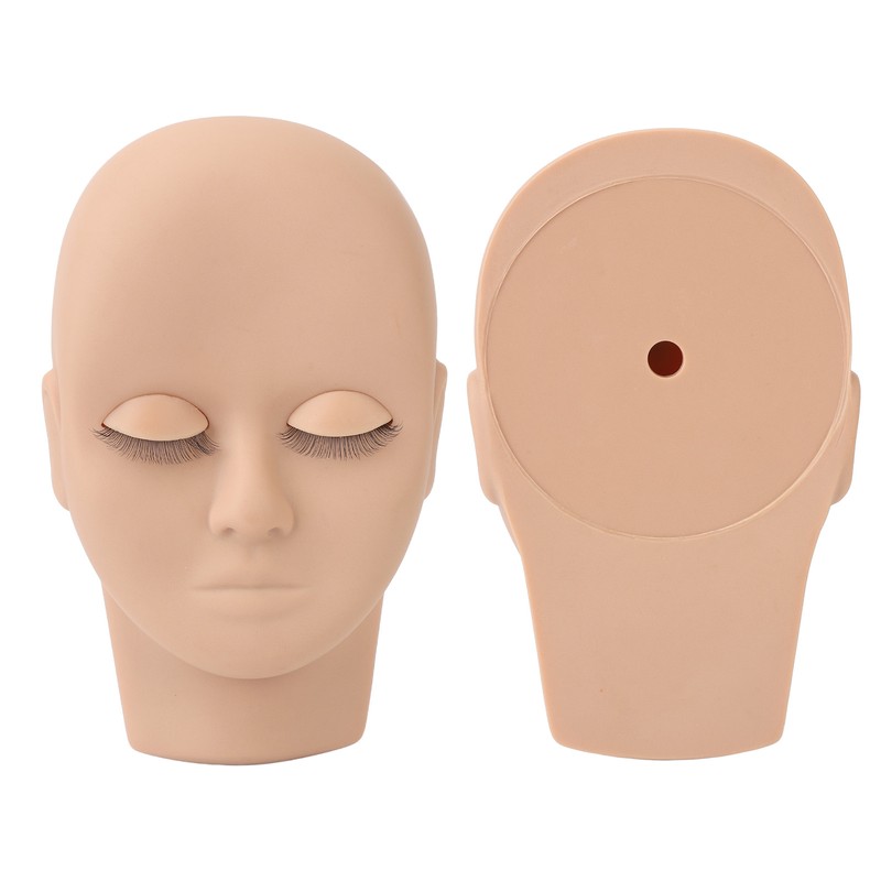Lash Mannequin Head Makeup Eyelash Extension Practice Doll Head with