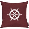 Cushion Cover Sofa Cushion Sailing Steering Wheel Motif Maritime Holiday