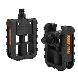 Faltbare Fahrradpedale mit reflektierenden Streifen, rutschfest, 9/16 Zoll, Universal-Pedale für City Bike MTB Trekking