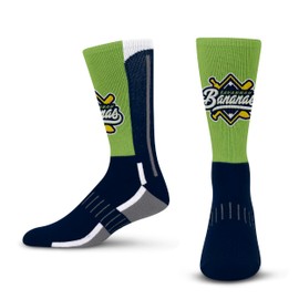 For Bare Feet Savannah Bananas Team Color Crew Sock Youth