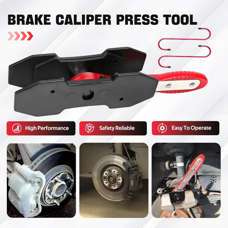 BARTOO Brake Caliper Press Tool, Brake Caliper Piston Spreader, Car