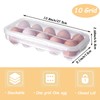 Ruikdly Egg Box, 10 Eggs, Plastic Egg Container, Egg Container
