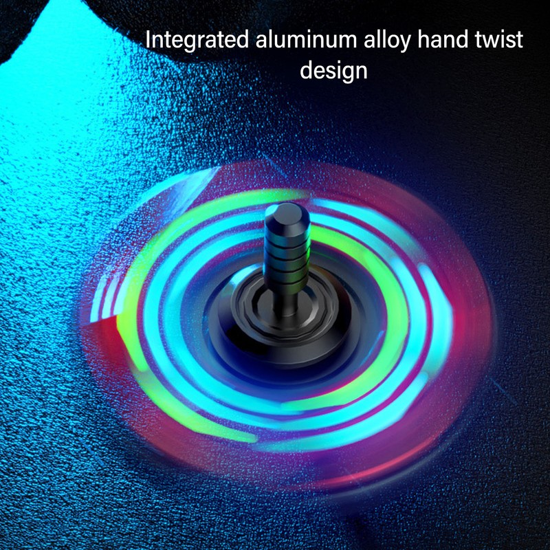 Luminous Fingertip Gyroscope Reduce Pressure Rotating LED Glowing Fingertip Gyroscope