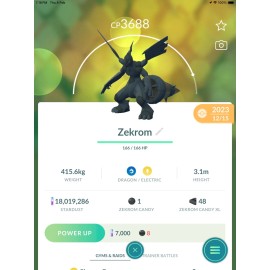 POKÉMON GO Zekrom Legendary  Ultra Friends