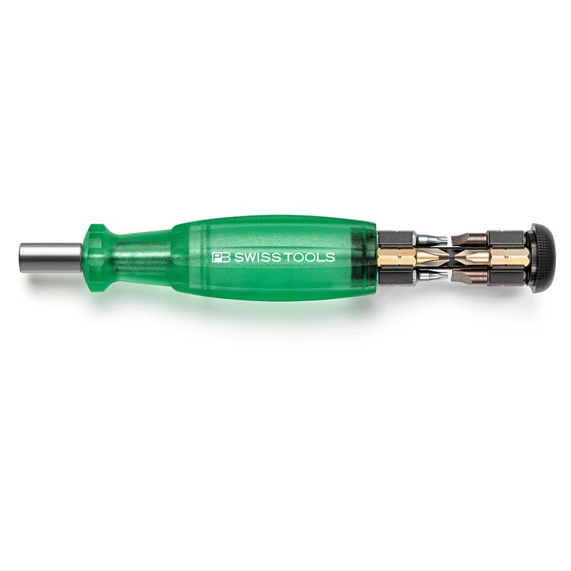 PB SWISS TOOLS 6464.GREEN Multicraft C6 Driver Bit Set of
