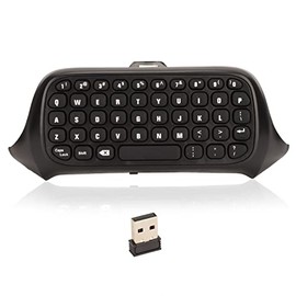 Septpenta Teclado Controlador para Xbox One, Controlador Inalámbrico Chatpad Keyboard con Receptor USB, Diseño de Estilo de Manija, Conexión...       