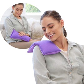 My Heating Pad for a Better Comfort - Lavender Microwavable Heating Pad for Joint Pain and Sore Muscles - Microwave Hot Pack Heat Pad for Cramps - Heated Pad Therapy - 1 Pack Purple - Lavender Scent