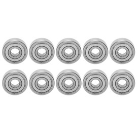 10Pcs Ball Bearings Stainless Steel WearResistant Quiet Skateboard Driver Accessories S628Z