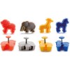 IBILI 734700 - Set 4 cortapastas con expulsor Safari