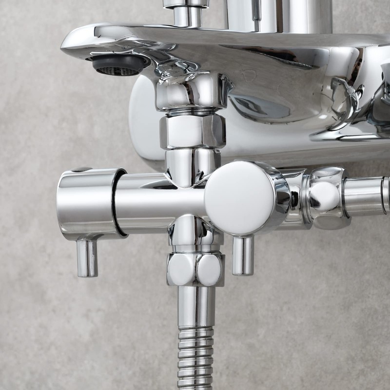 Tecmolog DSF014 2-Way Diverter Valve G 1/2 Brass Shut-Off Valve
