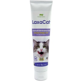 LaxaCat Hairball Gel with Omegas for Cats & Kittens (5 oz)