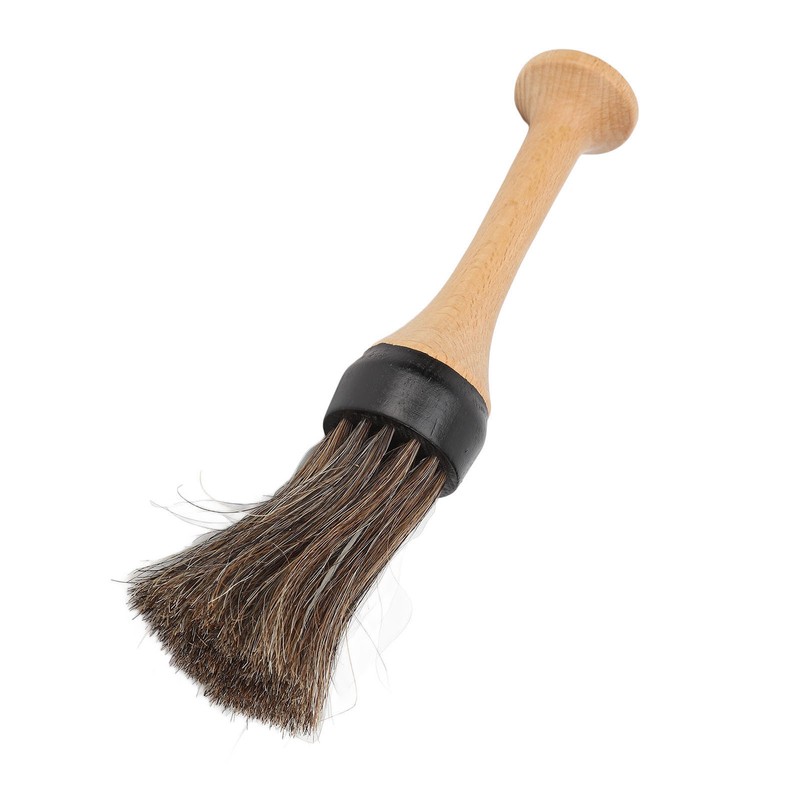 Wooden Neck Duster Brush Broken Hair Cleaning Sweep Hairdresser Neck