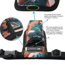 Massage Bottle Bag Massage Oil Holster Lotion Holster Massage Therapist Massage Oil Holster Massage Lotion (TH1kd-YellowShuYe)