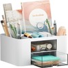 AUMA Desk Organizer with Drawer, Multi-Functional Pencil Holder for Desk,