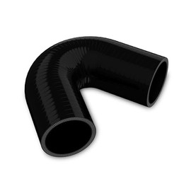 Endure High-Performance 135 Degree Elbow Silicone Hose, ID 2" (51mm), 102mm Length, 4-Ply Reinforced High-Temp Intake & Intercooler Coupler for Engine, Turbo, Automotive Use – Black