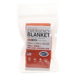 High MOUNT Emergency Blanket 22140E OG (Orange/FF/Men's, Lady's) Small