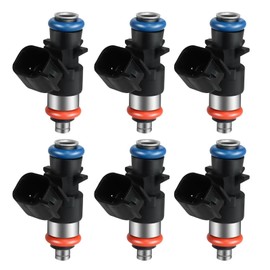 2011-2017 Fuel Injectors 4 Holes Fit for Chrysler 200 300, for Dodge Challenger Charger, for Jeep Grand Cherokee Wrangler, for Ram ProMaster 1500 2500 3500, V6 3.6L 11-17, Replaces 5184085AC