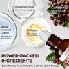 Cooling Brightening Roller Ball, containing caffeine, niacinamide, and triple collagen