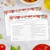 Sweetzer & Orange 4x6 Recipe Cards. Set of 50x Floral,