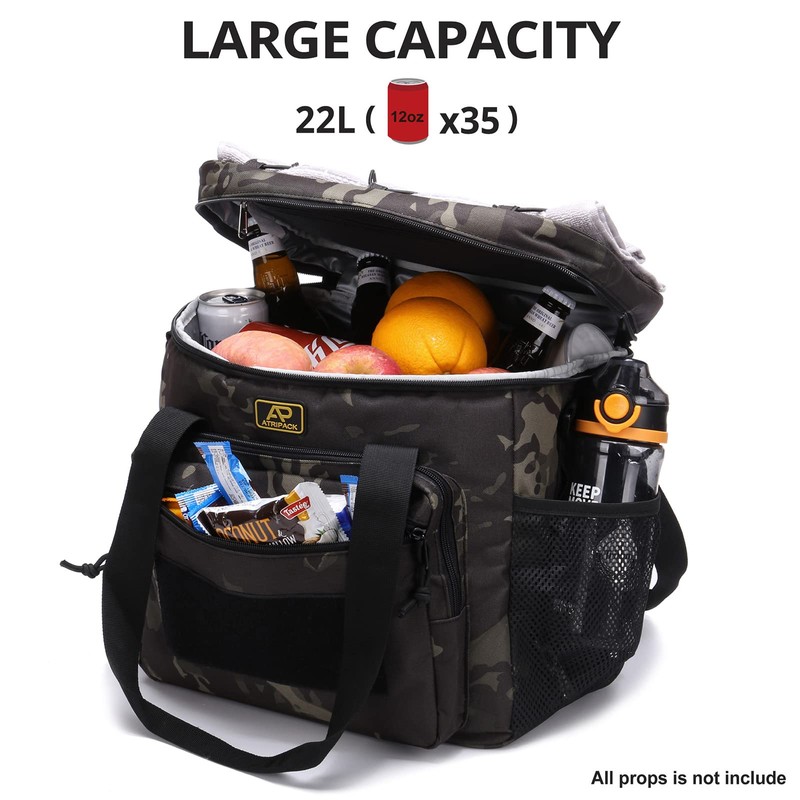 Lunch Box for Men, Tactical Lunch Bag MOLLE Webbing Leakproof