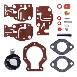 GAYERI 439073 Carb Carburetor Repair Kit for Johnson Evinrude Replacement for 431897 18-7219 6 8 9.9 15 20 HP