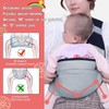 Uandhome Baby Carrier,Adjustable Baby Carrier Sling, Baby Wrap Sling, Baby